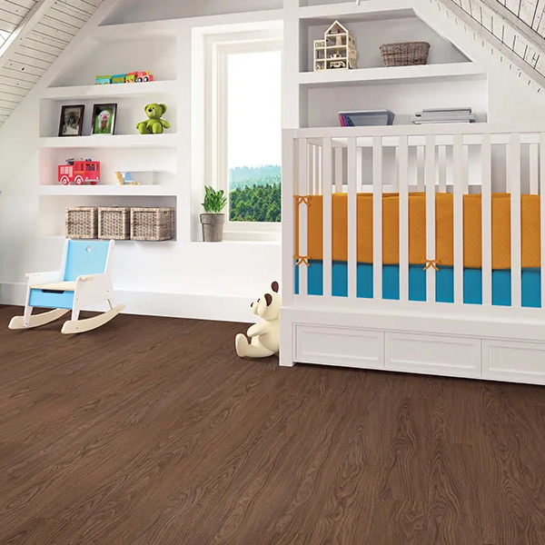Durable Mohawk flooring in a nursery