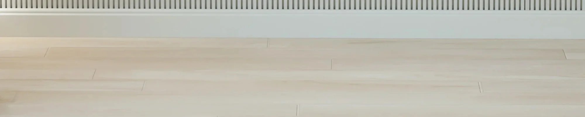 Light laminate flooring in a new home