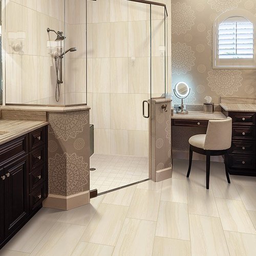 Custom tile bathrooms in Alexandria VA from Carpetland