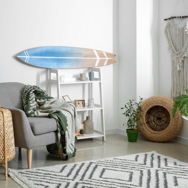 Area rug in a trendy Virginia home